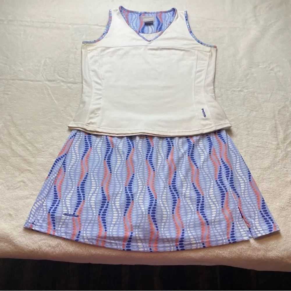 Bolle Matching Tank and Skort Set Tank Size Large Skort Size XL